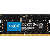 Crucial 8GB DDR5-4800 SODIMM Laptop Memory (CT8G48C40S5)