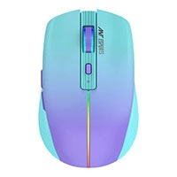 Ant Esports GM400W RGB Wireless Gaming Mouse (Sea blue - Lavender)