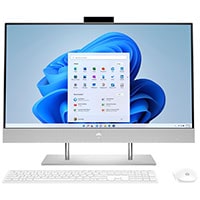 HP All-in-One 27-dp1222in Desktop PC - Natural Silver (Ryzen 7 4700U, 16G, 1TB SSD, Win 11, MSO 19, 27inch FHD, Touch, Wireless K and M)
