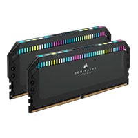Corsair DOMINATOR PLATINUM RGB 32GB (2x16GB) DDR5 DRAM 6200MHz C36 Memory Kit - Black (CMT32GX5M2X6200C36)