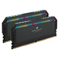 Corsair DOMINATOR PLATINUM RGB 32GB (2x16GB) DDR5 DRAM 7000MHz C34 Memory Kit - Black (CMT32GX5M2X7000C34)