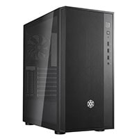 SilverStone FARA R1 V2 ATX Mid Tower Chassis with Tempered Glass - Black (SST-FAR1B-G-V2)