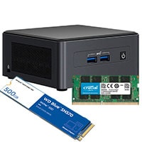 INTEL NUC i3 11th Gen Combo kit (Intel Core i3-1115G4 Processor + 8GB DDR4 3200Mhz + 500GB NVMe)