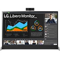 LG 27inch QHD Libero Monitor with Detachable Full HD Webcam (27BQ70QC)