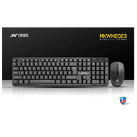 Ant Esports MKWM2023 Wireless Keyboard and Mouse Combo - Black