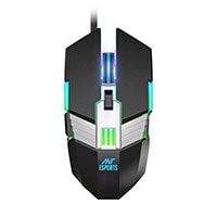 Ant Esports GM90 Wired Optical Gaming Mouse - Black