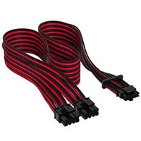 Corsair Premium Individually Sleeved 12+4pin PCIe Gen 5 12VHPWR 600W Cable Black Red (CP-8920334)