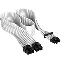 Corsair Premium Individually Sleeved 12+4pin PCIe Gen 5 12VHPWR 600W Cable White (CP-8920332)