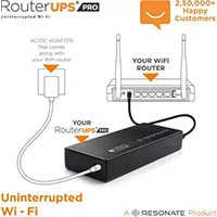 RESONATE Router UPS Pro CRU12V3A Power Backup for Router