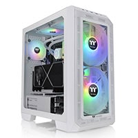 Thermaltake View 300 MX Snow Mid Tower Chassis - White (CA-1P6-00M6WN-00)