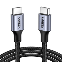 UGREEN USB-C to USB-C 2.0 Cable 100W Aluminum Case with Braided 1.5M - Space Gray (US316)