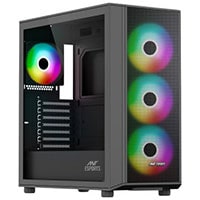 Ant Esports 411 Air Black Mid Tower Case Without Power Supply