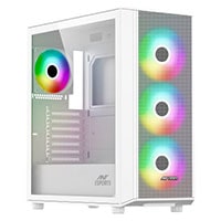 Ant Esports 411 Air White Mid Tower Case Without Power Supply