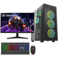 YUMA 14th Gen i5 Gaming PC (i5 14600KF, B760M, 16GB DDR5, 1TB SSD, RTX 3060 12GB, 24 inch Full HD IPS Monitor, Keyboard and Mouse)