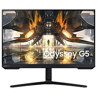 Samsung 32 inch G5 QHD Flat Gaming Monitor with 165Hz Refresh Rate (LS32CG510EWXXL)