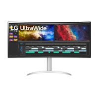 LG 37.5 inch Curved UltraWide QHD IPS HDR Monitor with USB Type-C (38WP85C-W)