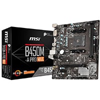 MSI B450M-A PRO MAX DDR4 AMD Motherboard