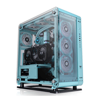 Thermaltake Core P6 Tempered Glass Turquoise Mid Tower Chassis (CA-1V2-00MBWN-00)