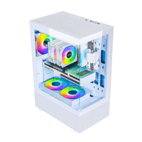 https://www.theitdepot.com/images/proimages/Ant Esports Crystal X2 ARGB Gaming Cabinet White