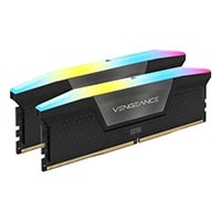 Corsair Vengeance RGB 32GB (2x16GB) DDR5 6000MHz CL36 Memory Kit Black (CMH32GX5M2E6000C36)