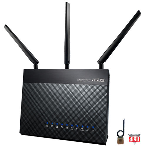 Asus RT-AC68U Dual-band Wireless - AC1900 Gigabit Router