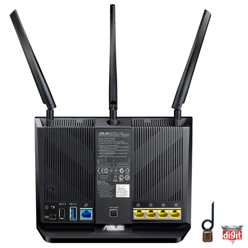 Asus RT-AC68U Dual-band Wireless - AC1900 Gigabit Router