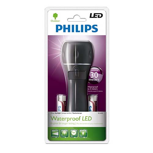 Philips Lightlife Flashlight SFL5050-10 Waterproof LED