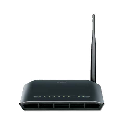 D-Link DSL-2730U Wireless N 150 ADSL2+ 4-Port Router