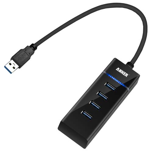 Anker USB 3.0 4-Port Compact Hub (68ANHUB-02B4A)