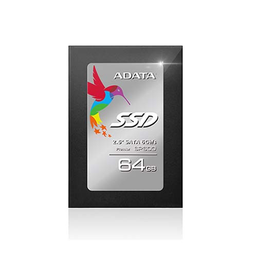 Adata Premier SP600 64GB SATA Internal Solid State Drive - Black