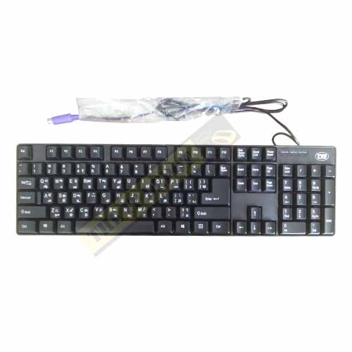 TVS Champ Soft and Reliable PS2 Keyboard (English and Tamil)