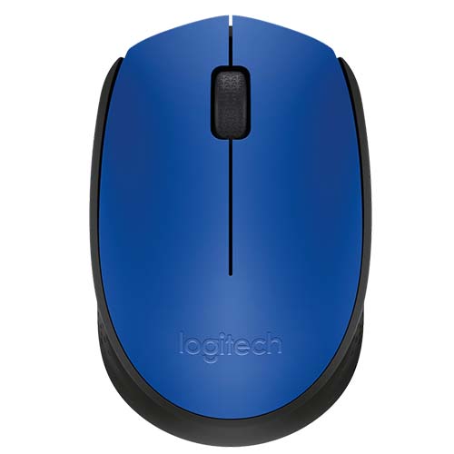Logitech M171 Wireless Mouse - Blue-Black (PN 910-004656)