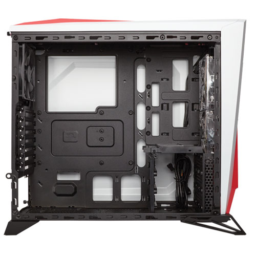 Corsair Carbide Series Spec-Alpha Mid-Tower Gaming Case White-Red (CC-9011083-WW)