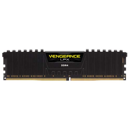 Corsair Vengeance LPX 16GB (1x16GB) DDR4 DRAM 3000MHz C15 Memory Kit - Black (CMK16GX4M1B3000C15)
