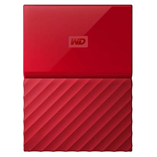 Western Digital My Passport 1TB Portable Hard Drive - Red (WDBYNN0010BRD-WESN)