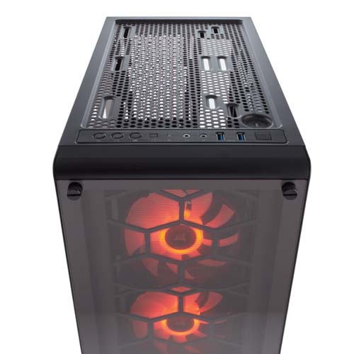 Corsair Crystal Series 460X RGB Compact ATX Mid-Tower Case (CC-9011101-WW)