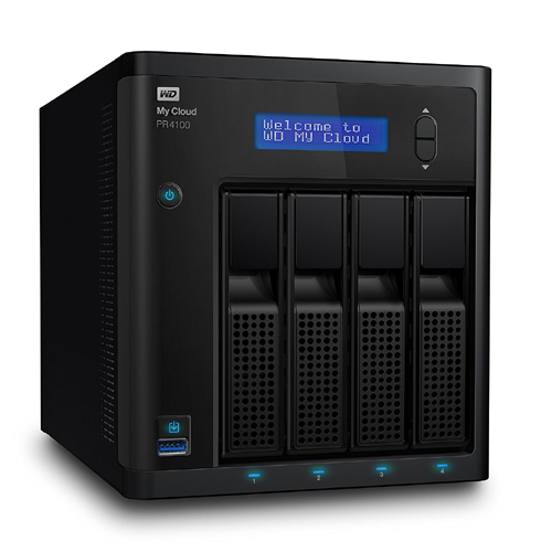 Western Digital My Cloud Pro Series PR4100 24TB Network Attached Storage (WDBNFA0240KBK)