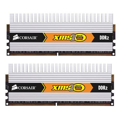 Corsair XMS2 2GB (2 x 1GB) DDR2 Desktop Memory (TWIN2X2048-6400C5DHX)