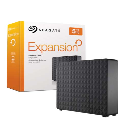 Seagate Expansion 5TB USB 3.0 Desktop Drive (STEB5000300)