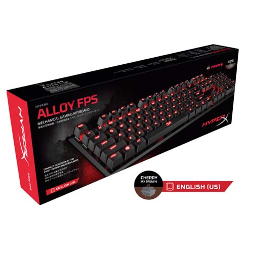 HyperX Alloy FPS Mechanical Gaming Keyboard - Cherry MX Brown 
