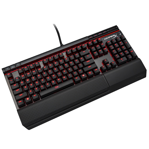 HyperX Alloy Elite Mechanical Gaming Keyboard - Cherry MX Blue - Red LED (HX-KB2BL1-US-R1)