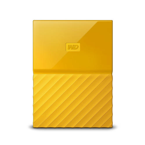 Western Digital My Passport 4TB Portable Hard Drive - Yellow (WDBYFT0040BYL-WESN)