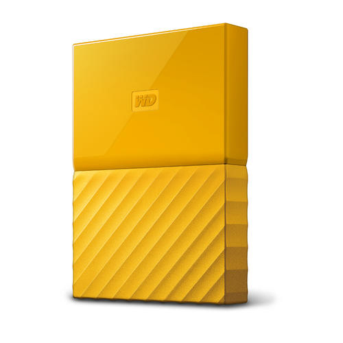 Western Digital My Passport 4TB Portable Hard Drive - Yellow (WDBYFT0040BYL-WESN)