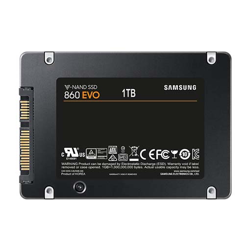Samsung 860 Evo Series 1TB SATA III Internal Solid State Drive (MZ-76E1T0BW)