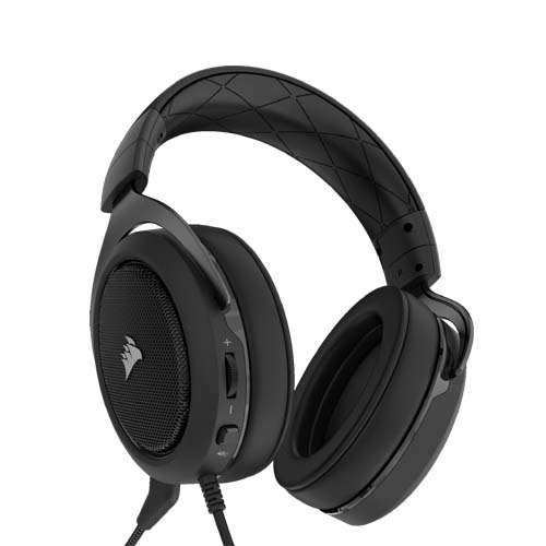 Corsair HS50 Stereo Gaming Headset - Carbon (CA-9011170-AP)