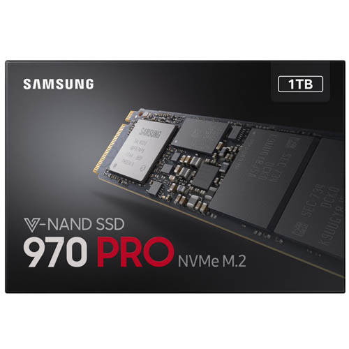 Samsung 970 Pro 1TB NVMe M.2 Internal Solid State Drive (MZ-V7P1T0BW)