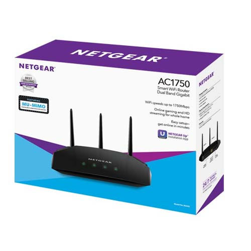 Netgear AC1750 Dual Band Gigabit Smart WiFi Router (R6350)