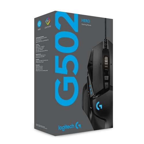 Logitech G502 Hero High Performance Gaming Mouse (910-005472)