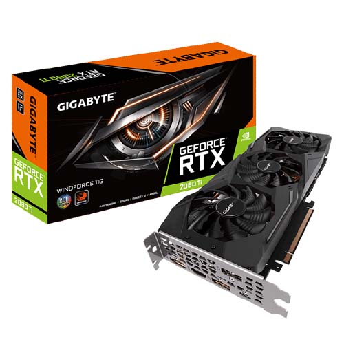 Gigabyte GeForce RTX 2080 Ti WINDFORCE 11GB GDDR6 (GV-N208TWF3-11GC)