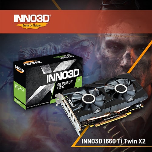 Inno3D Geforce GTX 1660 Ti Twin X2 6GB GDDR6 (N166T2-06D6-1710VA15)